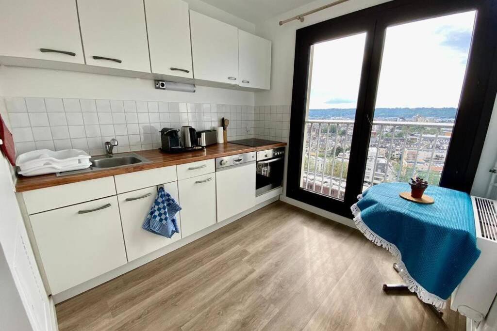 Grand F2 De 47M2 Au 15Eme Etage Dans Une Residence Tres Calme - 017 鲁昂 外观 照片